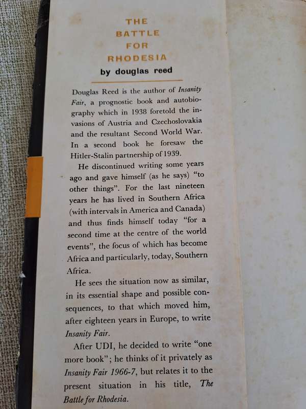 The Battle for Rhodesia - Douglas Reed