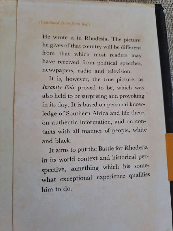 The Battle for Rhodesia - Douglas Reed