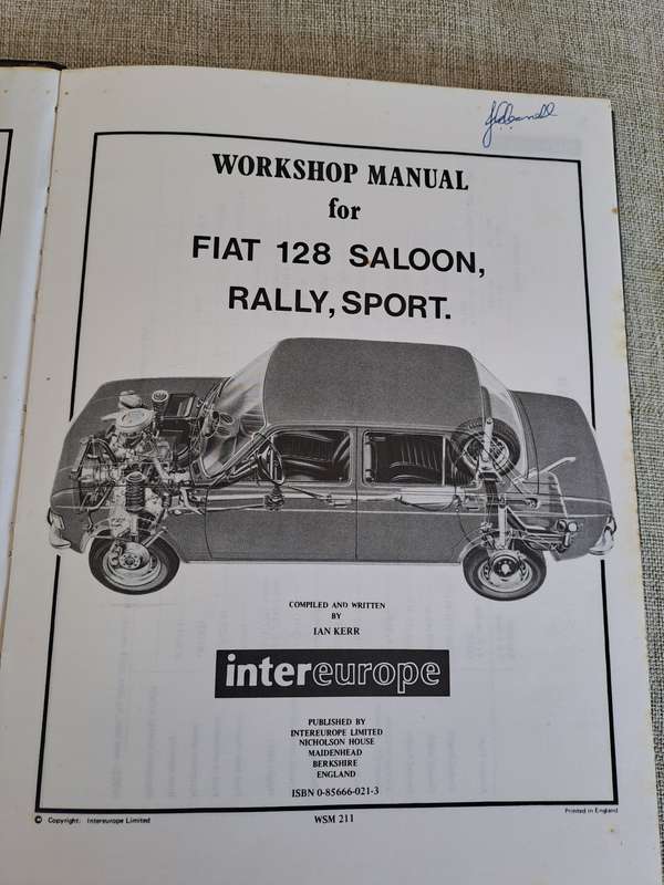 Fiat 128 Saloon, Rallye, Sport from 1969 - Intereurope