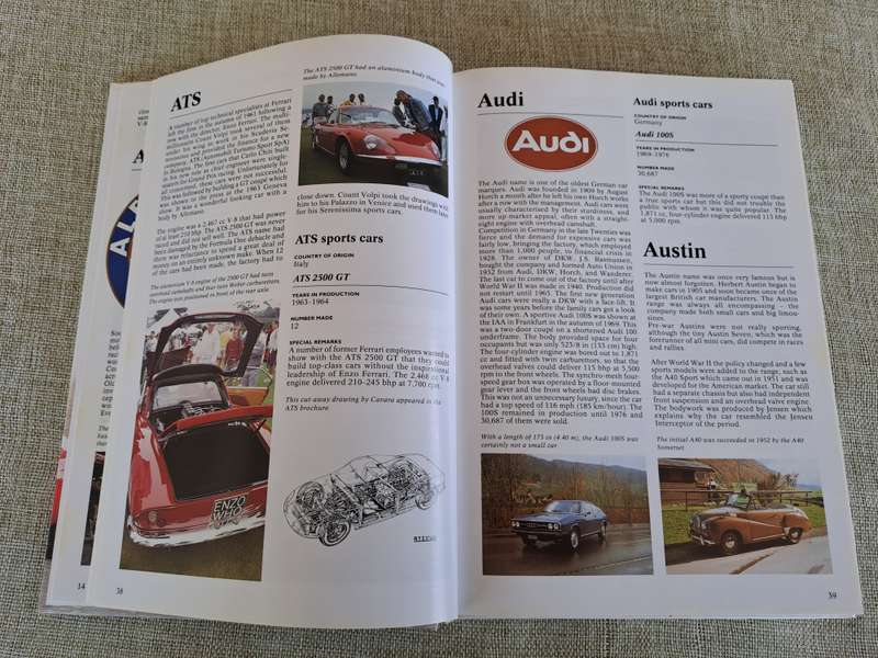 The Complete Encyclopedia of Sports Cars  Classic Era - Rob De La Rive Box