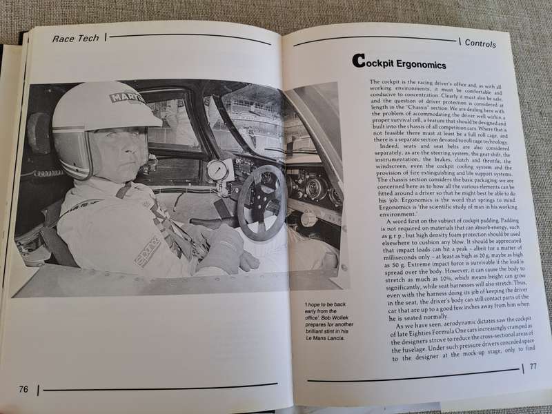 Competition Car Controls: Controls and Instrumentation, Driver Safety and Support Systems, Clothing,