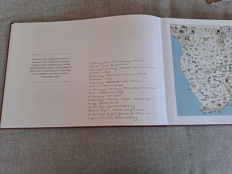 African Safari Photographic Journal  Millennium Edition