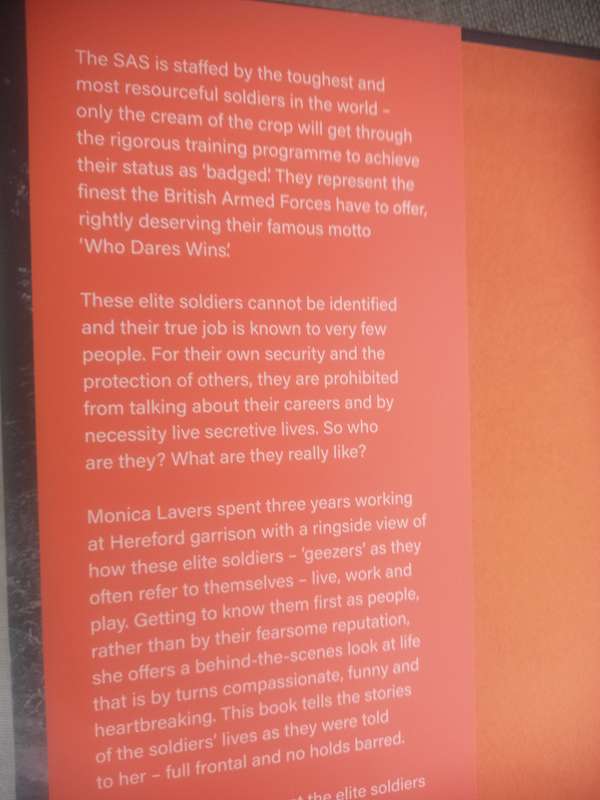 Geezers: Up Close and Personal: On Camp with the SAS - Monica Lavers