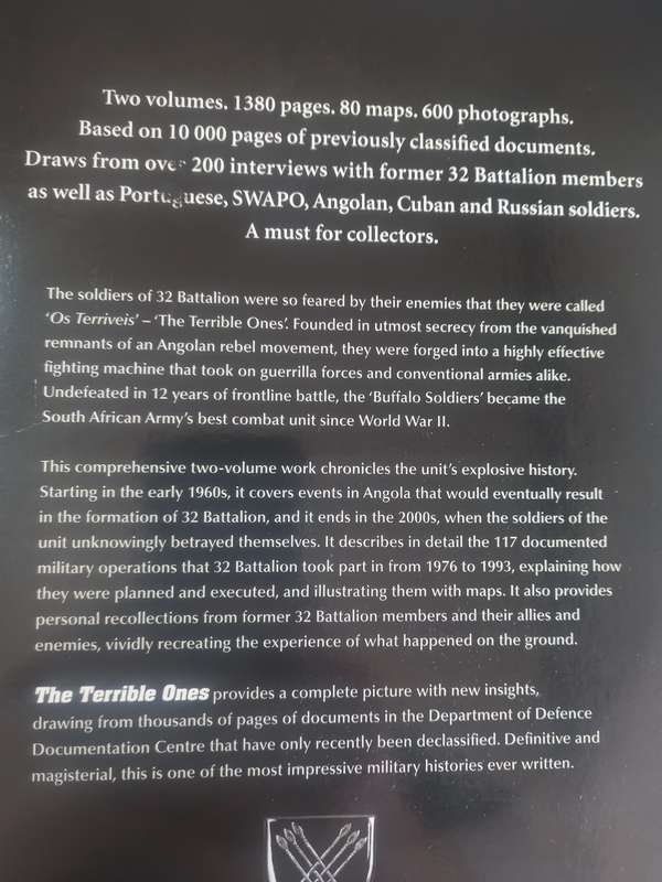 The Terrible Ones: Two Volumes - A Complete History Of 32 Battalion /boxset - Piet Nortje