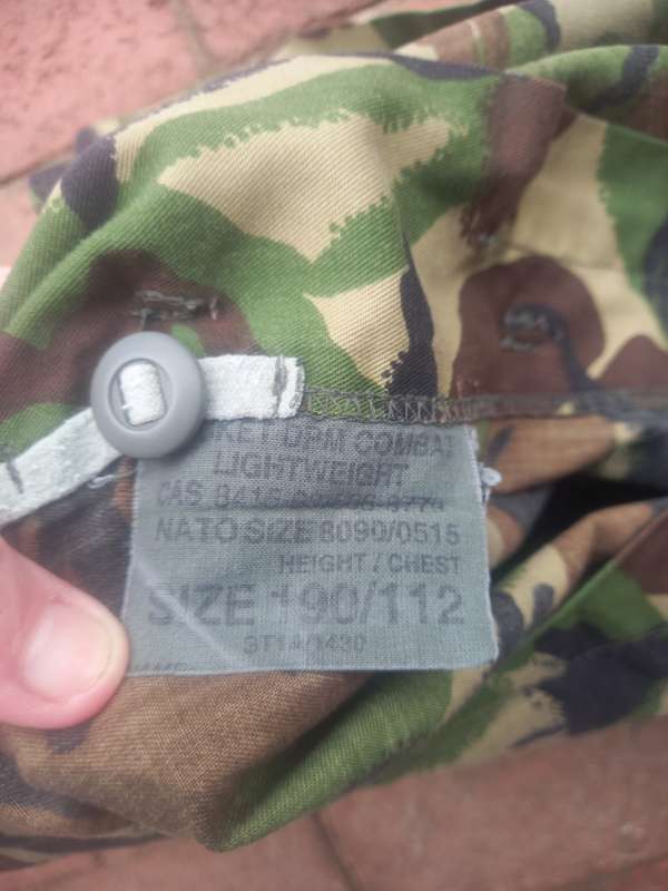 British DPM Combat Jacket - lightweight