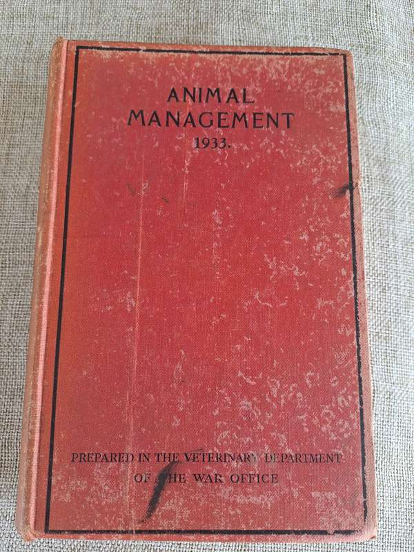 Animal Management 1933
