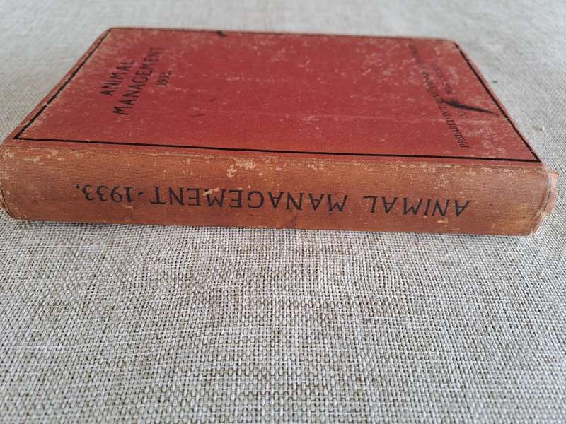 Animal Management 1933