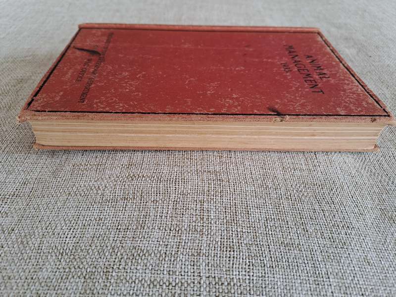 Animal Management 1933