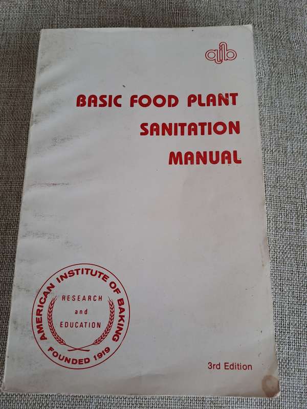 Basic Food Plant Sanitation Manual  3rd Edition