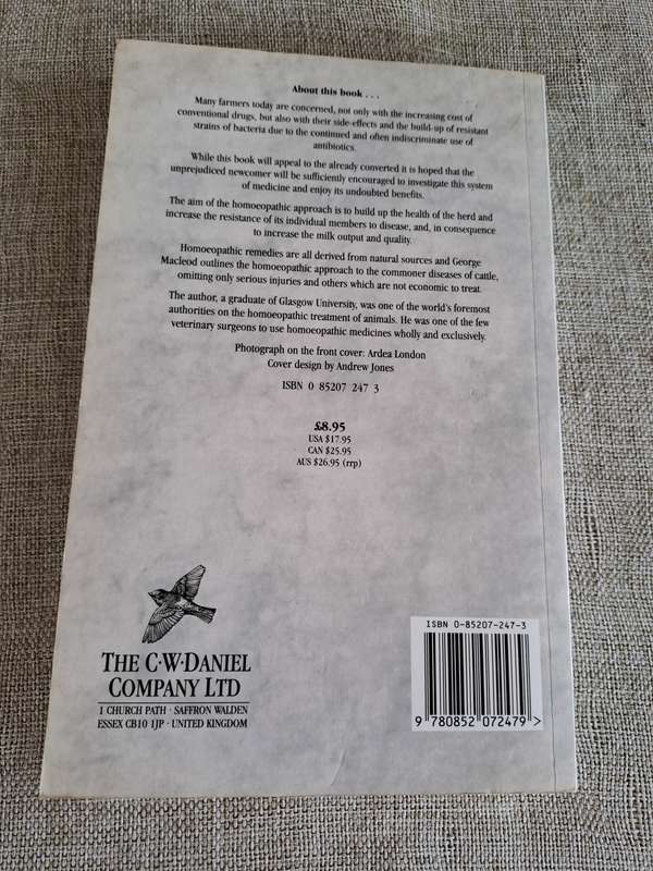 The Treatment of Cattle by Homoeopathy - George MacLeod