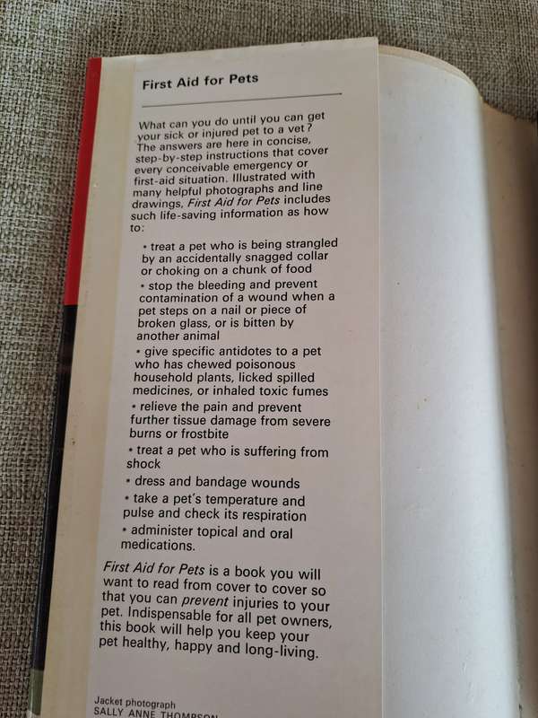 First Aid for Pets - Robert W. Kirk
