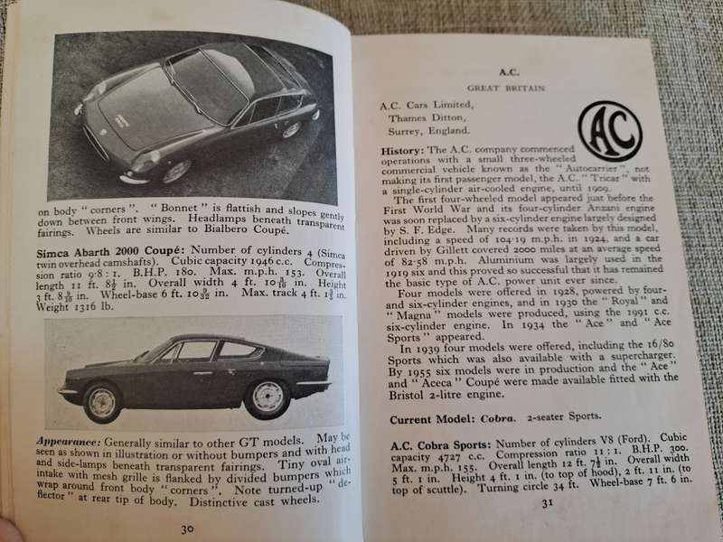 The Observers Book of Automobiles