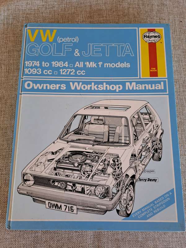 VW Golf & Jetta Owners Workshop Manual 1974 to 1984, Mk 1 models - Haynes