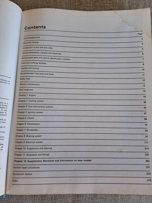 VW Golf & Jetta Owners Workshop Manual 1974 to 1984, Mk 1 models - Haynes