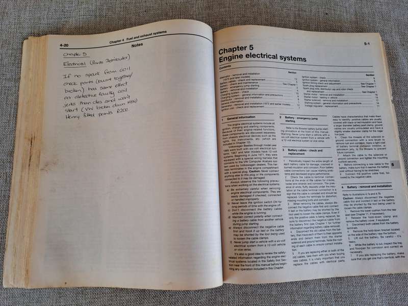 VW Beetle & Karmann Ghia Automotive Repair Manual - Haynes