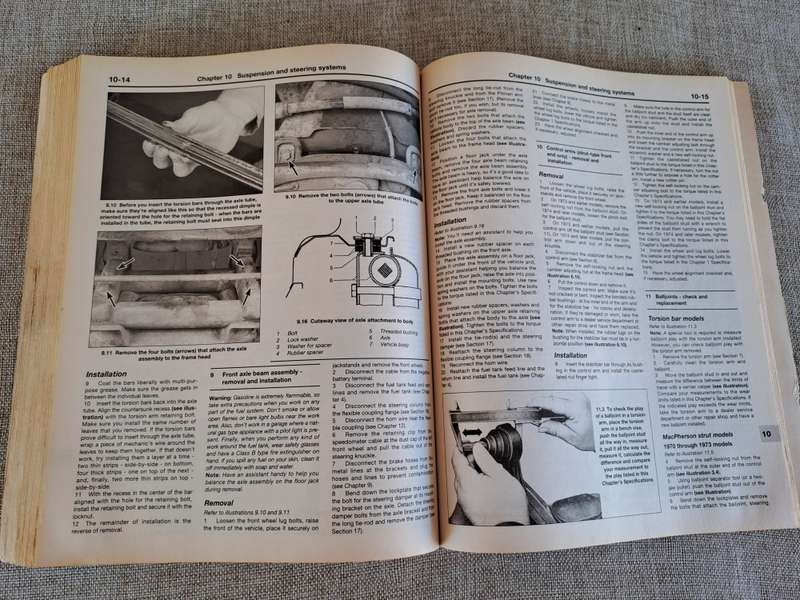 VW Beetle & Karmann Ghia Automotive Repair Manual - Haynes