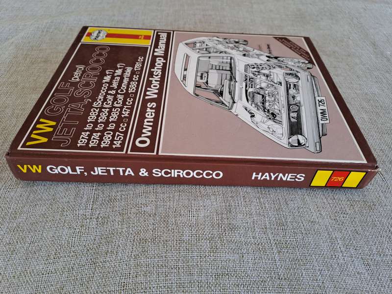 VW Golf (petrol), Jetta, Scirocco Owners Workshop Manual - Haynes