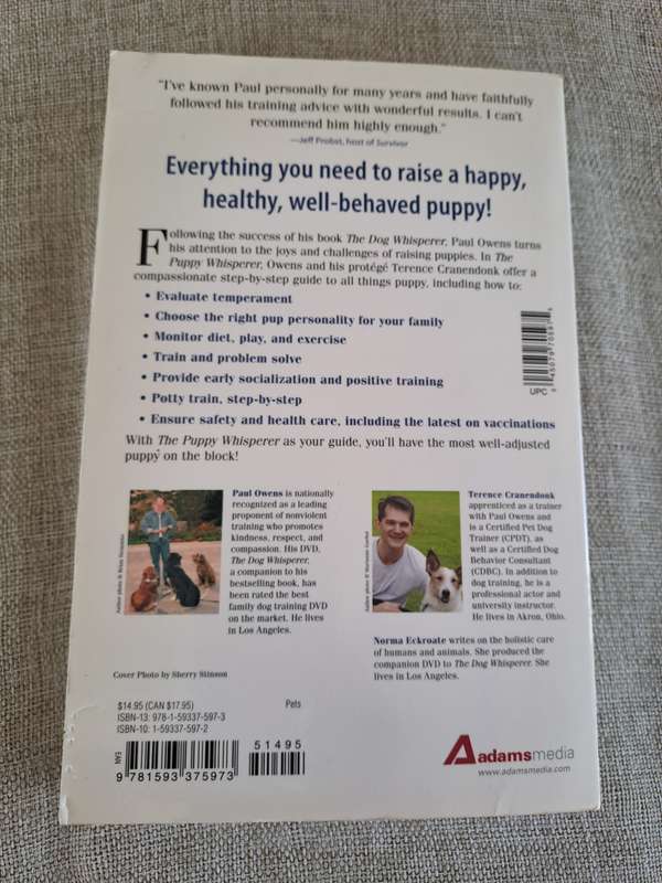 The Puppy Whisperer - Paul Owens & Terence Cranendonk, with Norma Eckroate