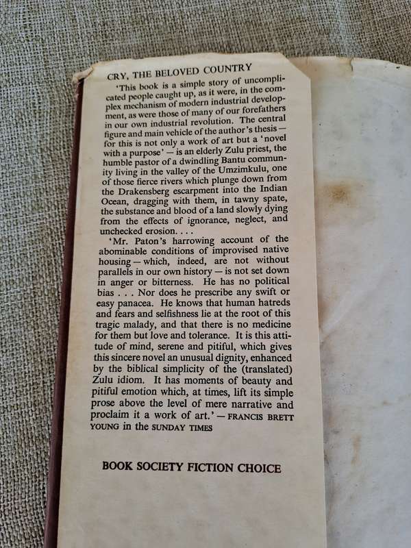 Cry, the Beloved Country - Alan Paton