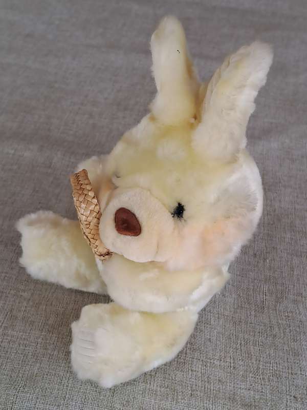 Plush Bunny with Basket - Prima Toys