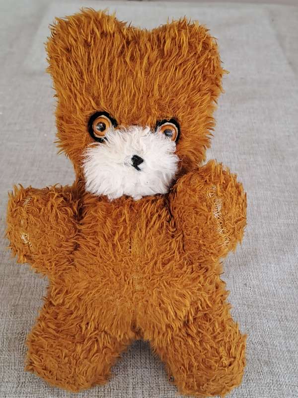 Brown and White Bear Vintage