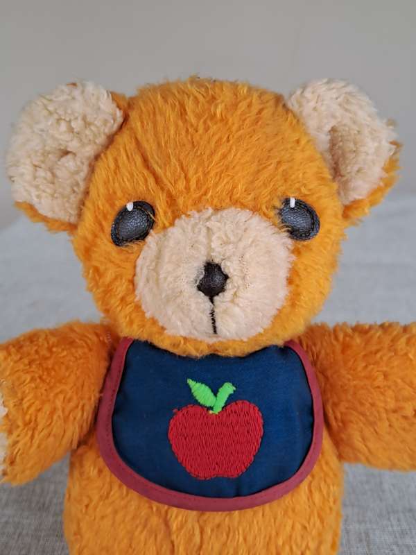 Freddy Orange Teddy Bear 1975 Fisher Price Vintage