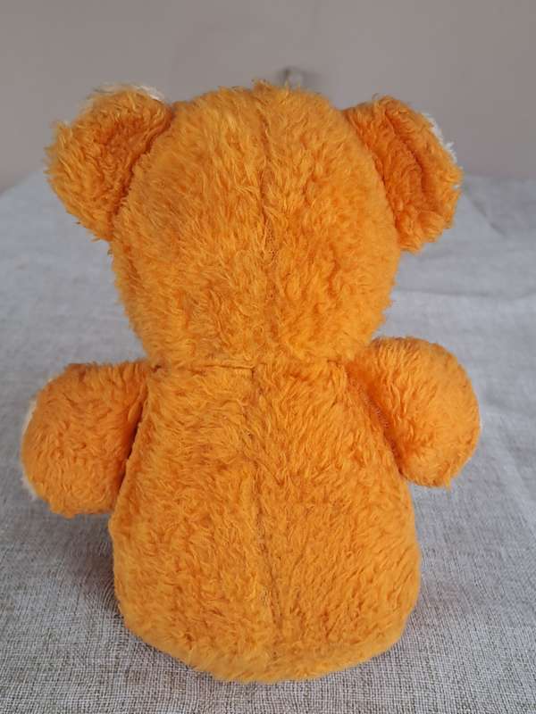 Freddy Orange Teddy Bear 1975 Fisher Price Vintage
