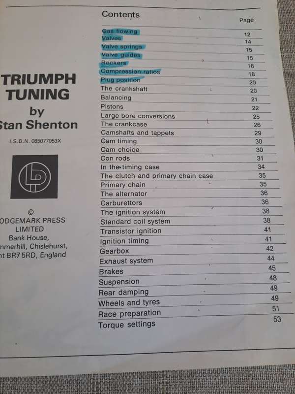 Triumph Tuning - Stan Shenton