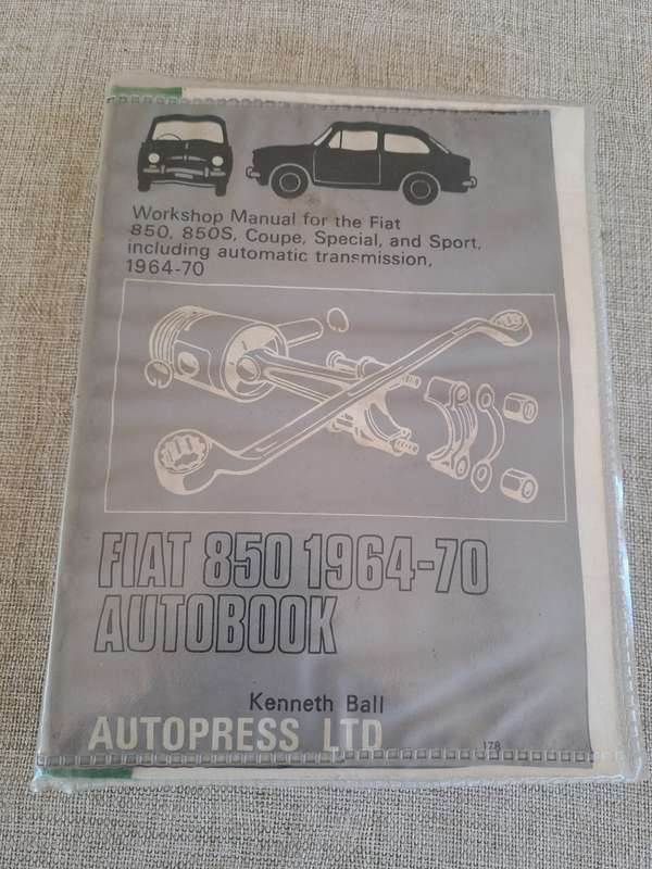 Fiat 850 1964 -1970 Workshop Manual - Autopress