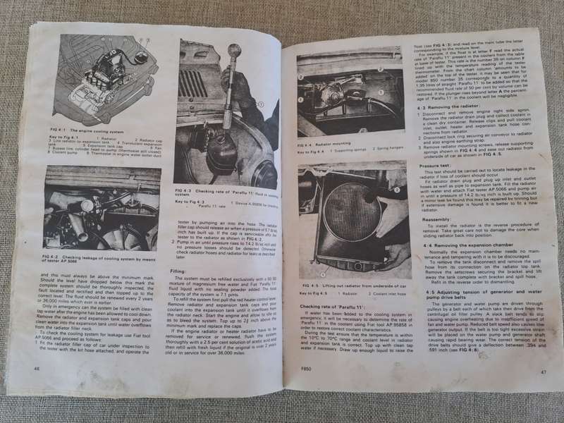 Fiat 850 1964 -1970 Workshop Manual - Autopress