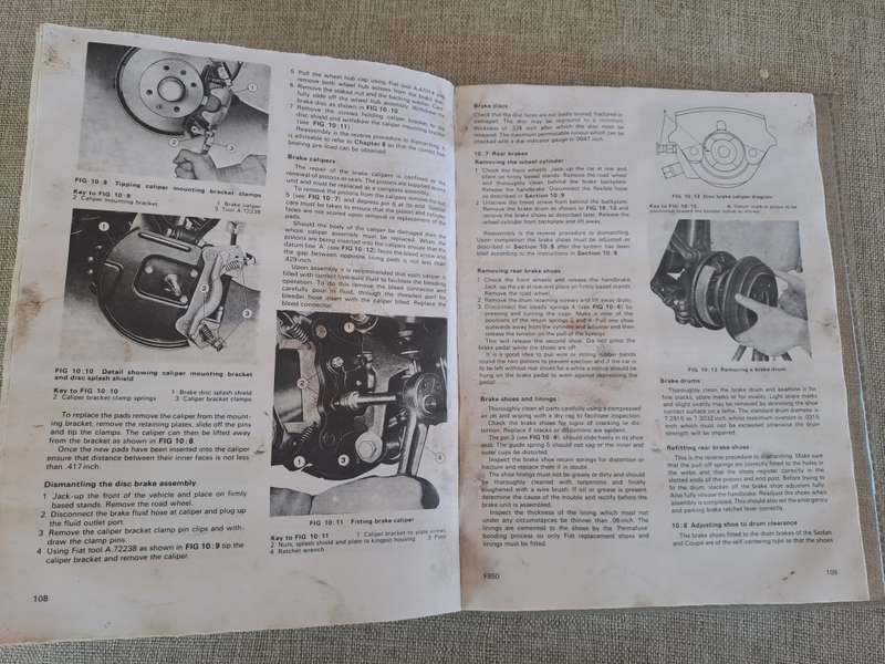 Fiat 850 1964 -1970 Workshop Manual - Autopress
