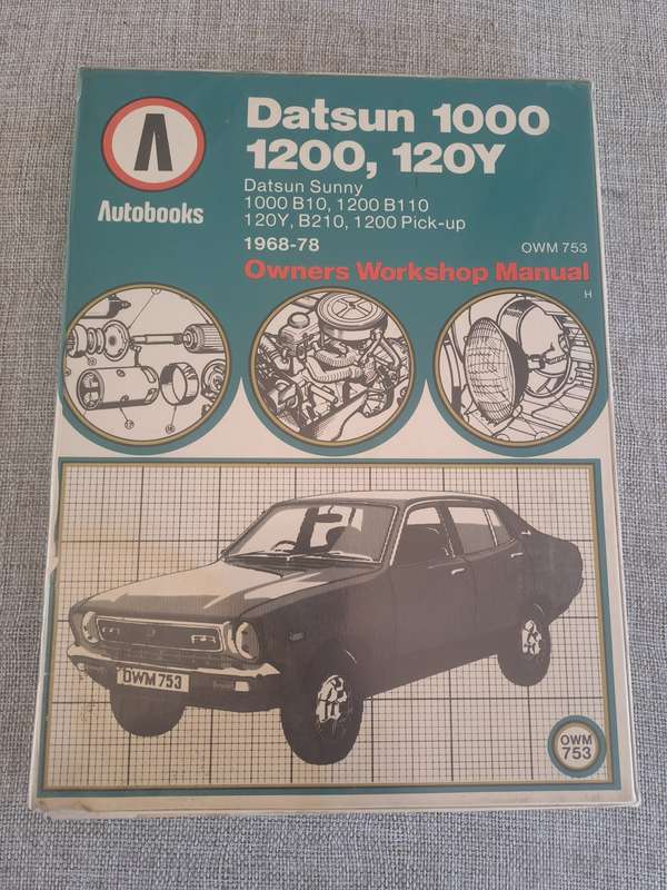 Datsun 1000, 1200, 120Y 1968-1978 Owners Workshop Manual - Autobooks