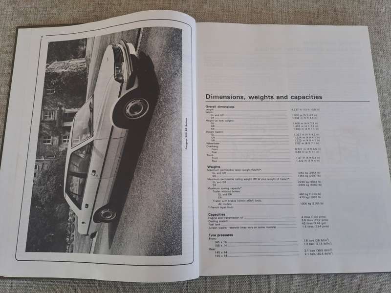 Peugeot 305 Petrol 1978-1980 Owners Workshop Manual - Haynes