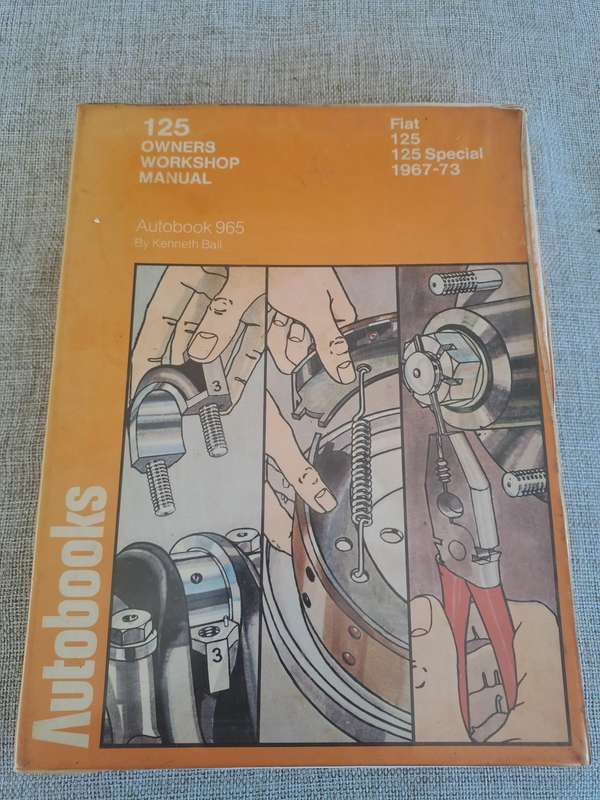 Fiat 125 1967  1973 Workshop Manual - Autobooks