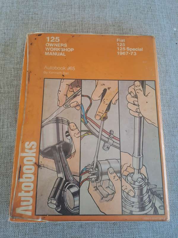 Fiat 125 1967  1973 Workshop Manual - Autobooks