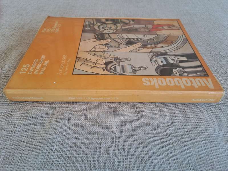 Fiat 125 1967  1973 Workshop Manual - Autobooks