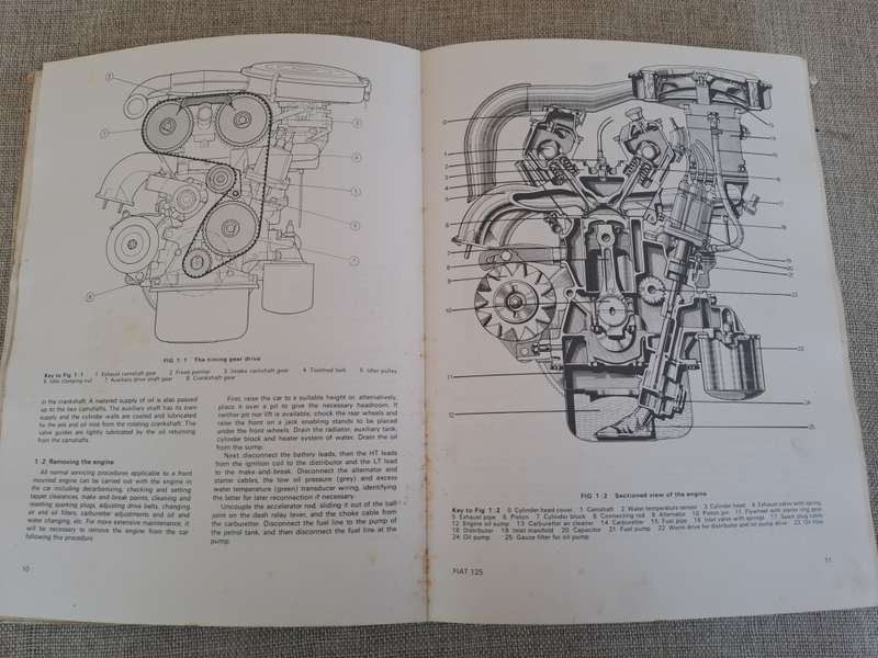 Fiat 125 1967  1973 Workshop Manual - Autobooks