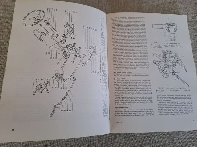 Fiat 125 1967  1973 Workshop Manual - Autobooks