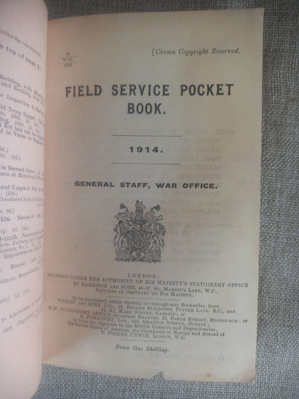 Field Service Pocket Book 1914