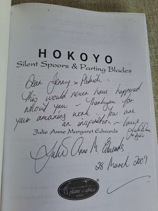 Hokoyo: Silent Spoors and Parting Blades - SIGNED BY AUTHOR