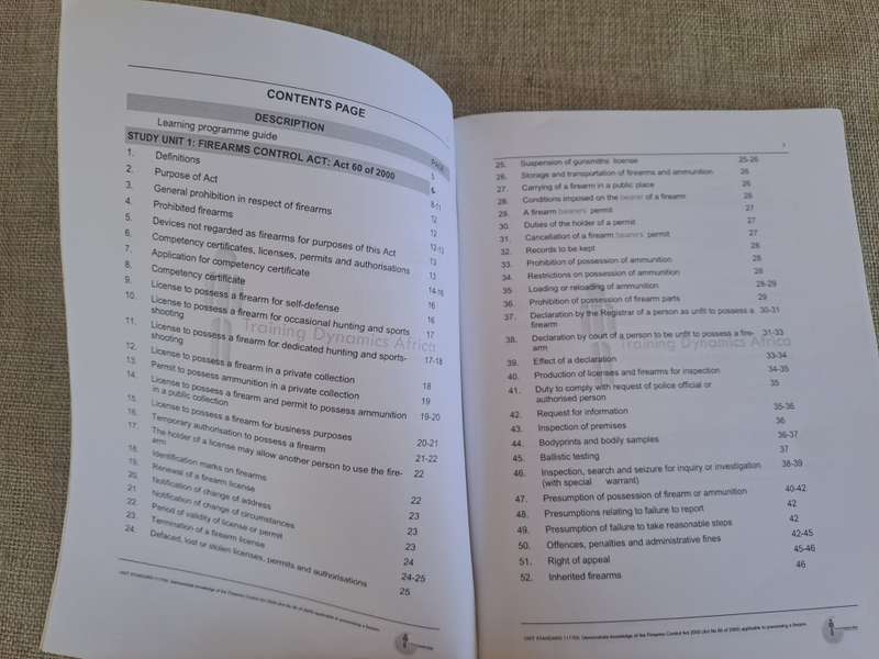 Licence Renewal Learner Guide - Firearms