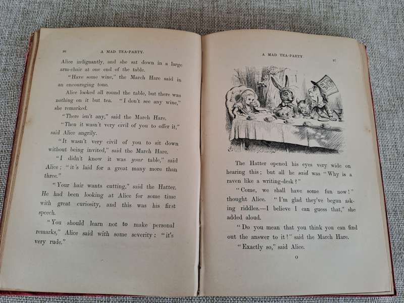 Alice's Adventures in Wonderland 1886 - Lewis Carroll