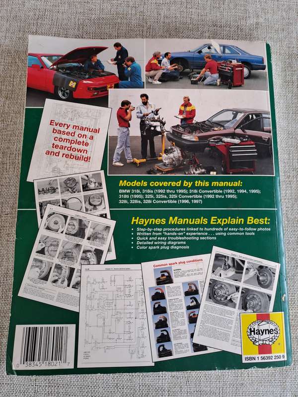 BMW 3-Series 1992-1997 Automotive Repair Manual - Haynes