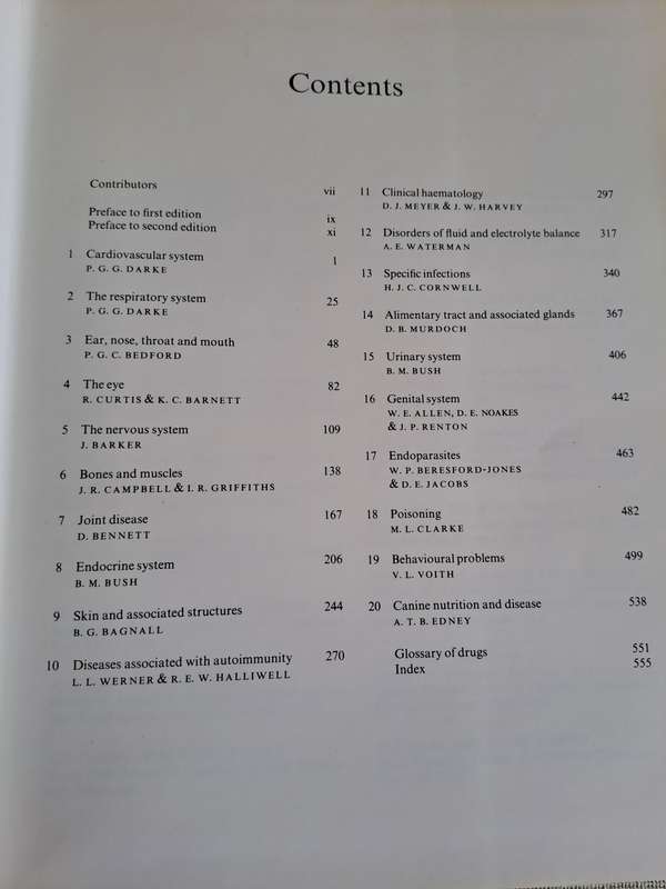 Canine Medicine and Therapeutics 2nd Edition