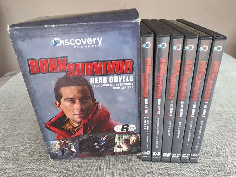 Bear Grylls Born Survivor Box Set 6 DVDs