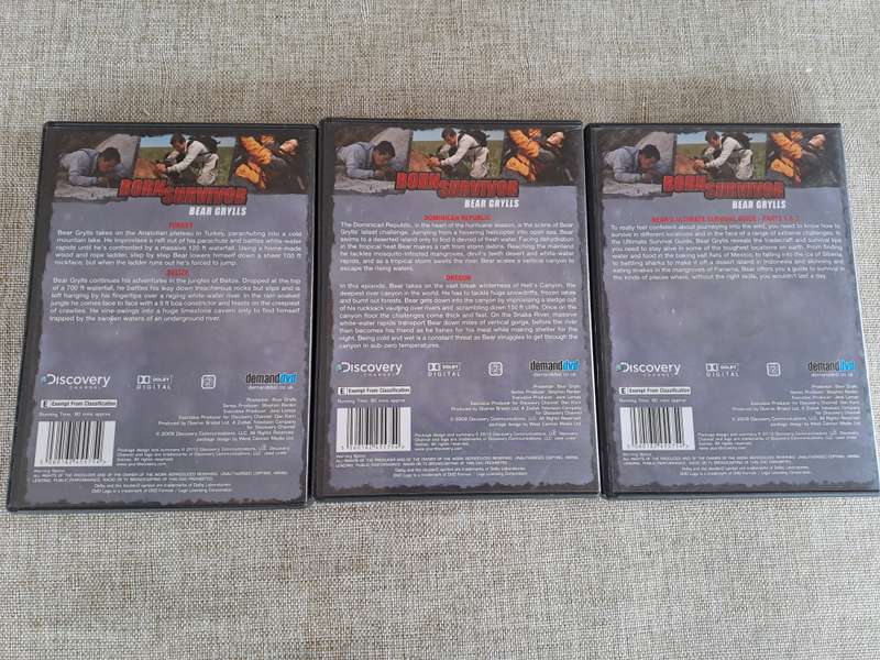 Bear Grylls Born Survivor Box Set 6 DVDs