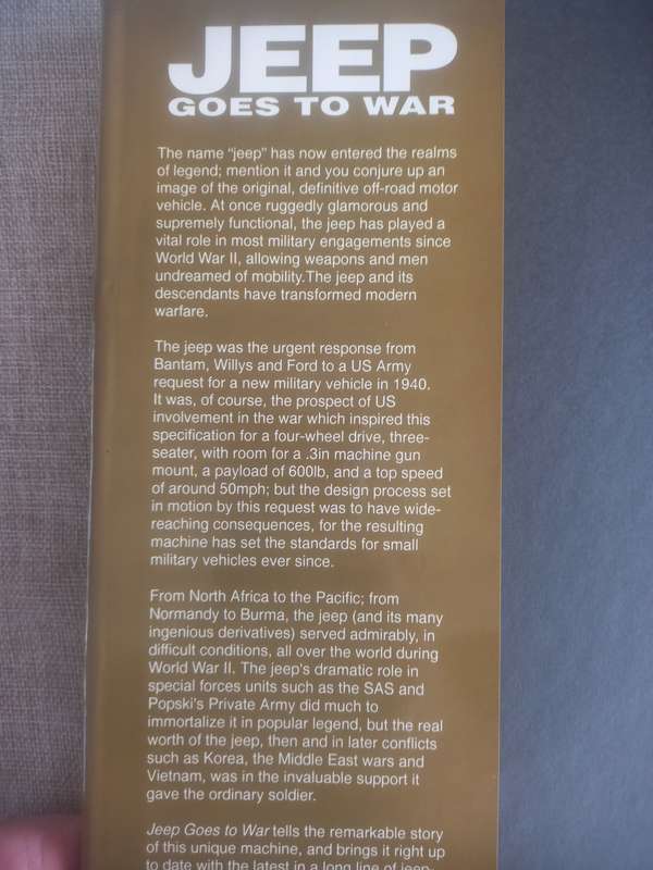 Jeep Goes to War - William Fowler