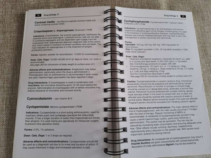 Small Animal Formulary  5th Edition