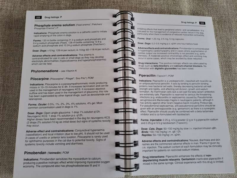 Small Animal Formulary  5th Edition