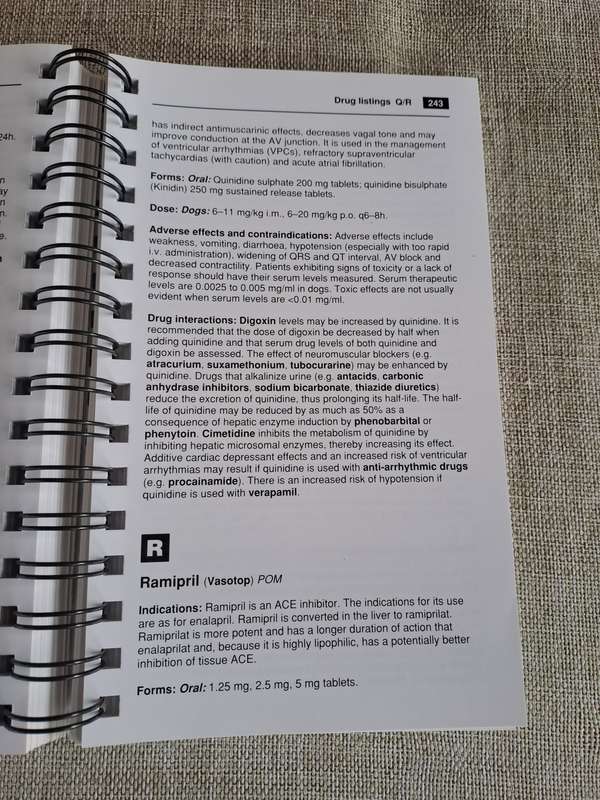 Small Animal Formulary  5th Edition
